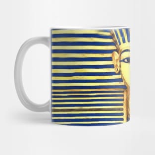 King Tut Gold & Blue Lapis Mask Mug